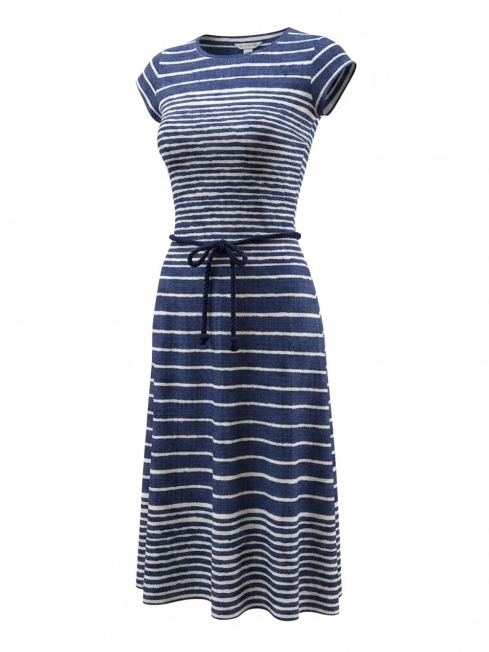 Tommy Bahama Blue and White Striped Knit Top